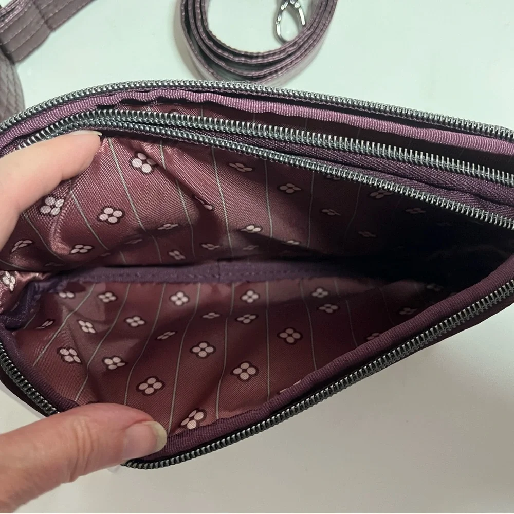 Lug Coupe XL Convertible Quilted Crossbody Belt Bag Wine Color NWT - Picture 5 of 11